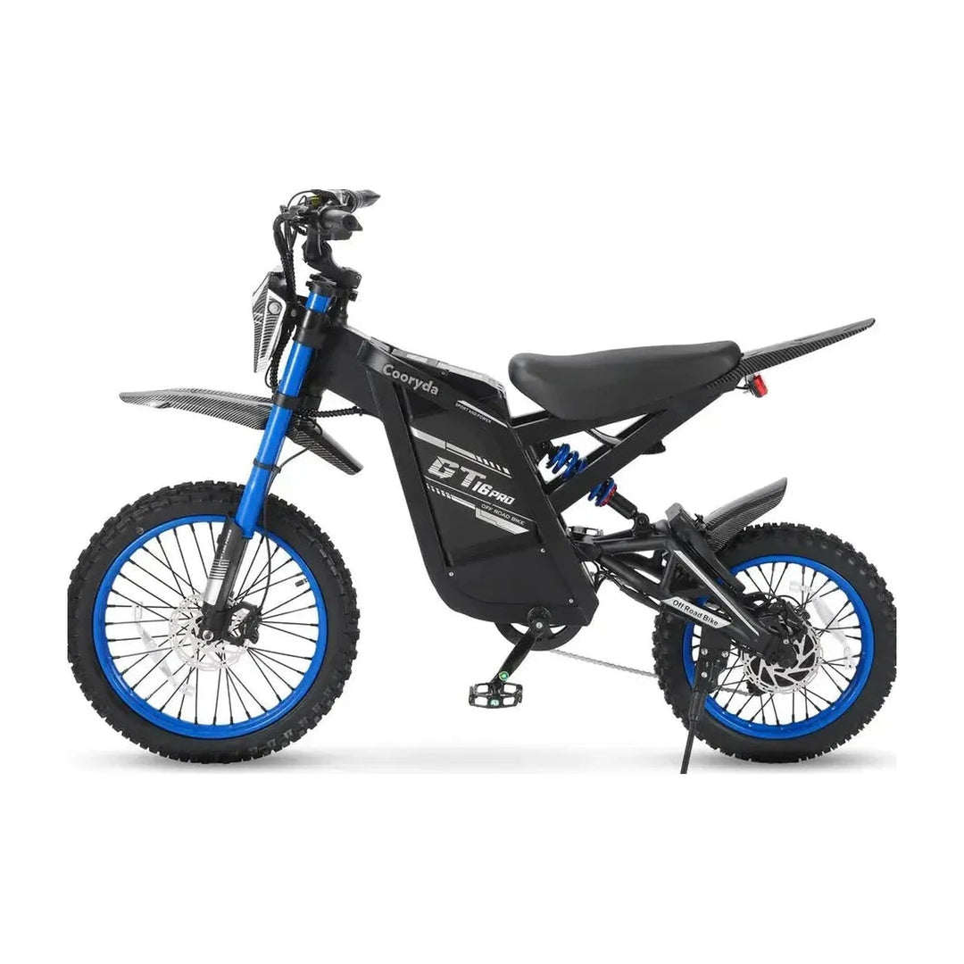 OUXI GT16 Pro fatbike in blauw, foto 4