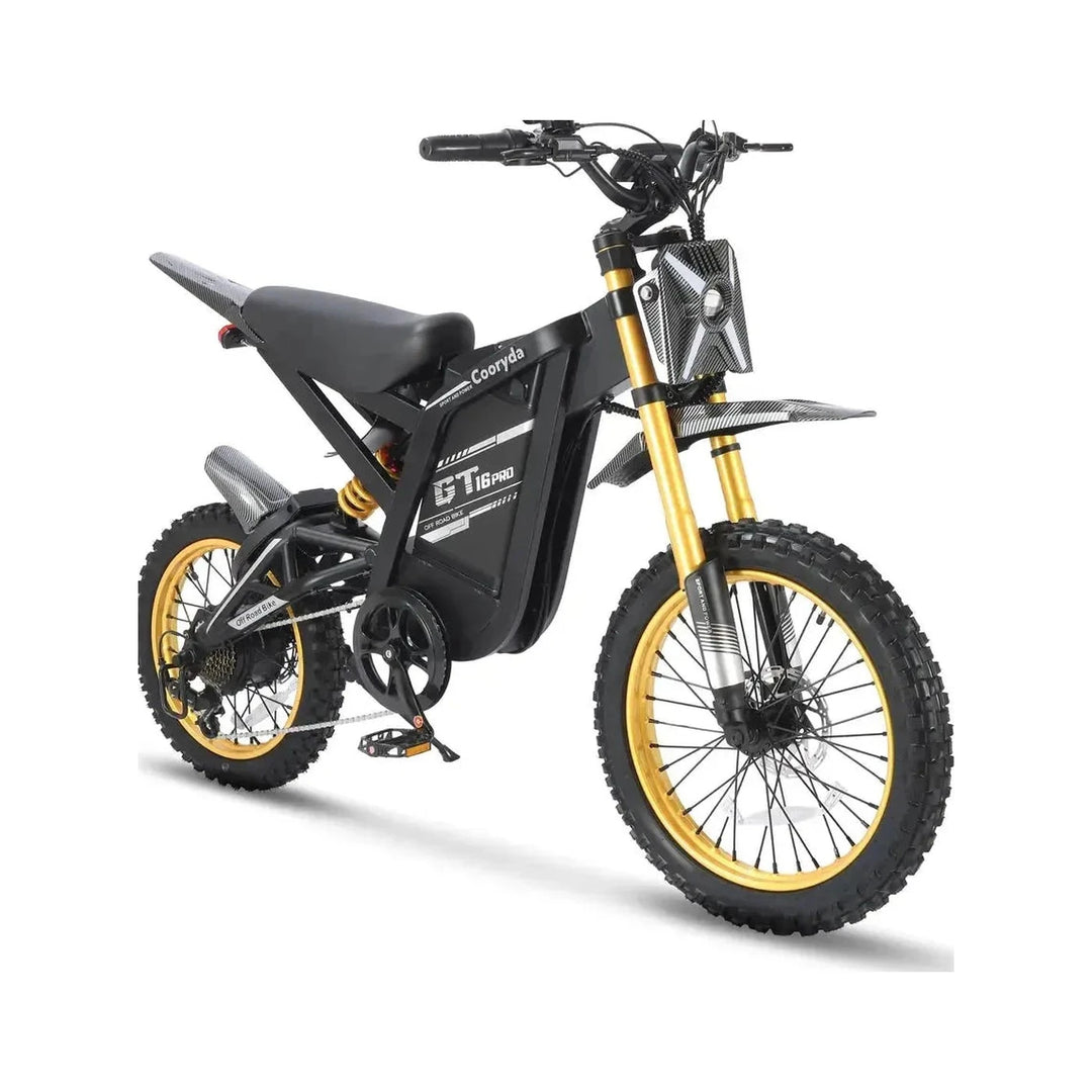 OUXI GT16 Pro fatbike in goud, foto 2