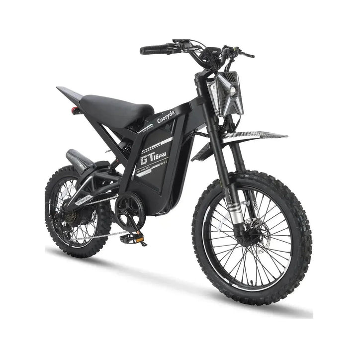 OUXI GT16 Pro fatbike in zwart, foto 2
