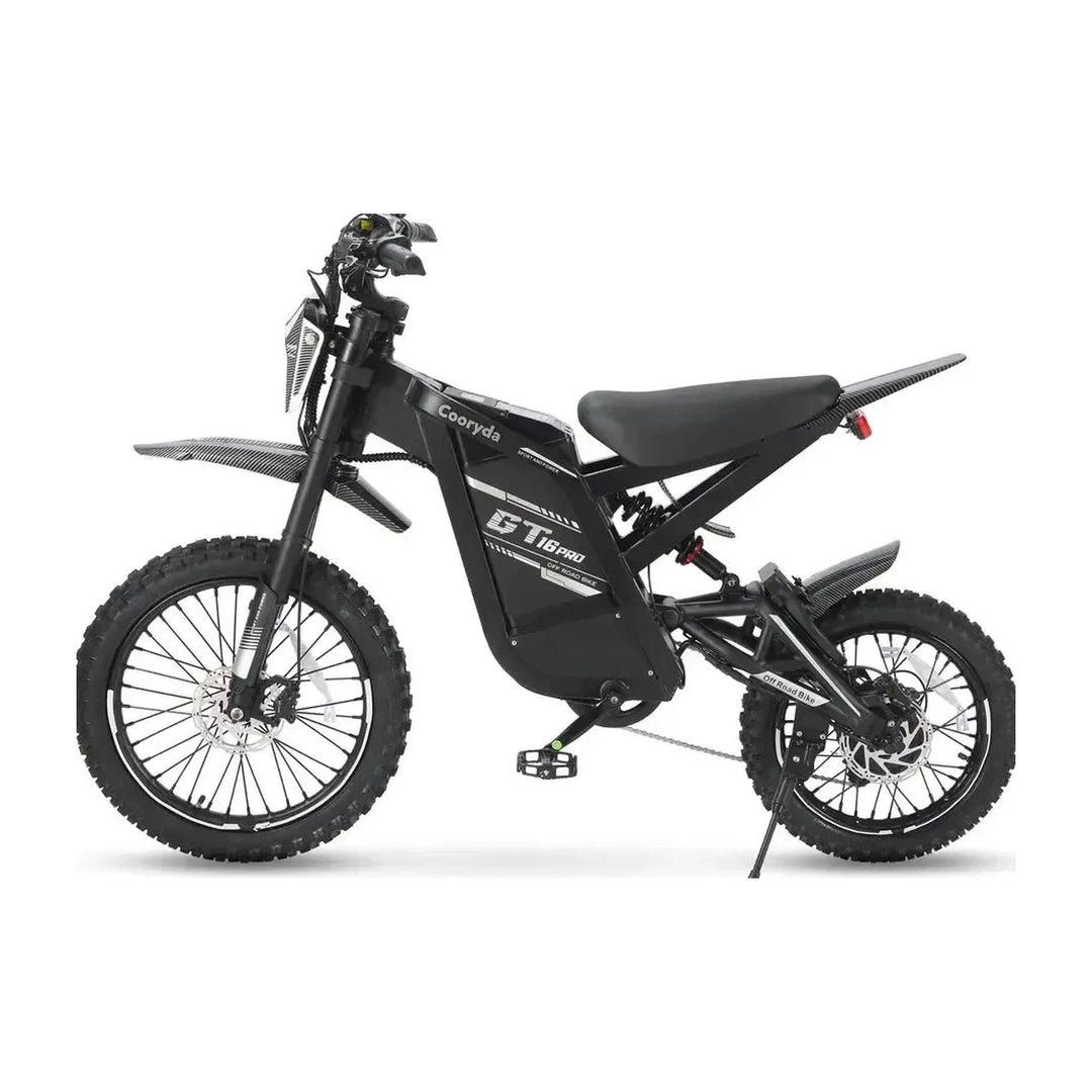 OUXI GT16 Pro fatbike in zwart, foto 4