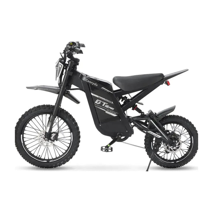 OUXI GT16 Pro fatbike in zwart, foto 4