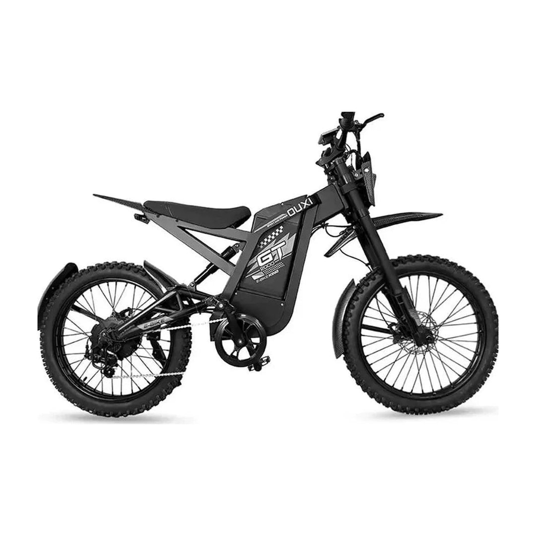 OUXI GT2000 fatbike in zwart