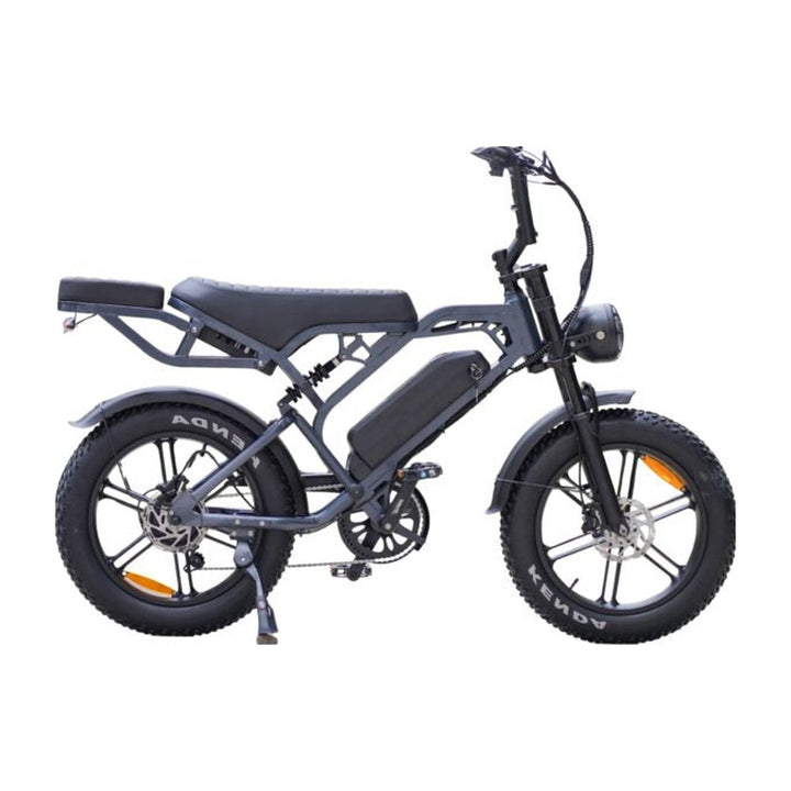 QMWHEEL V20 PRO fatbike in donkergrijs